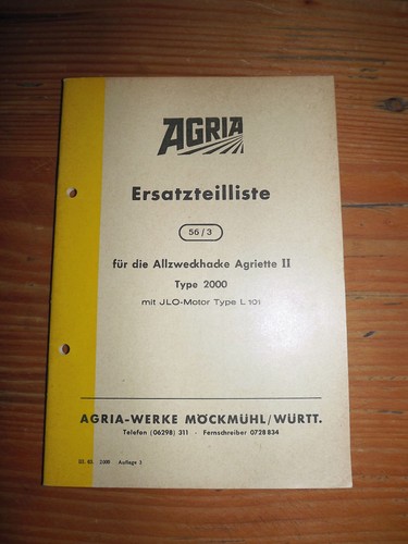 Agria 2000 agriette - agria,